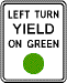 left turn yield on green